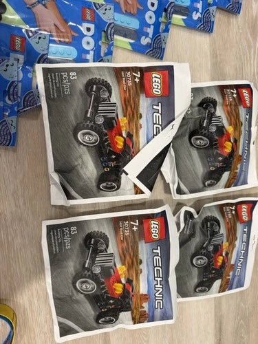 Lego Birthday Huge Party Favor Lot polybags sticker books dots bracelets