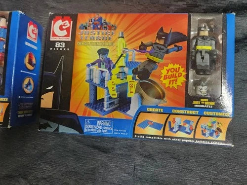 DC Minimates Justice League Throne Room & Warehouse Sets Superman Batman