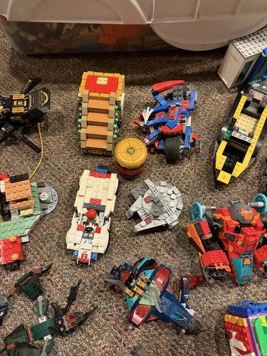 LEGO 40+ lb Big Bulk Lot Star Wars Ninjago Marvel Spider Man City