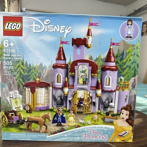 LEGO Disney 43196 Belle and The Beast's Castle New Factory Sealed