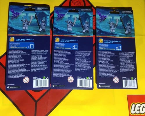 3 Sets - MEOW 853677 Stone Monsters Accessory Set Blister Pack Nexo Knights 2017