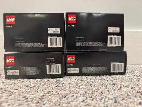 LEGO Micro NINJAGO City 40703, 40704, 40705, & 40706, Set of 4 NEW SEALED