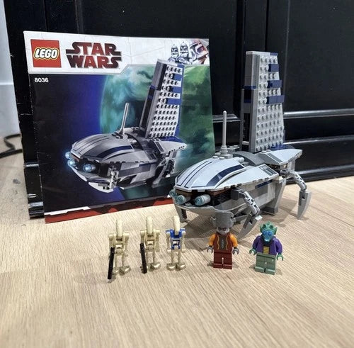 MEOW Star Wars Clone Wars Separatist Shuttle 8036: 100% complete Box/Instr
