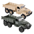1/16 Model Remote Control Six Wheel Drive Military Truck RC Toy Car for Kids