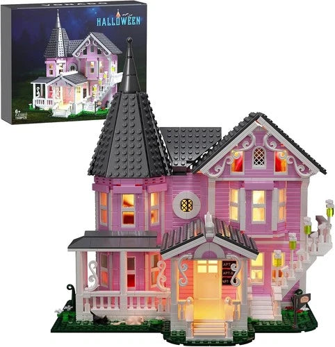 ?? Coraline Pink Palace Building Blocks Set – Collectible Movie Model for Fans?