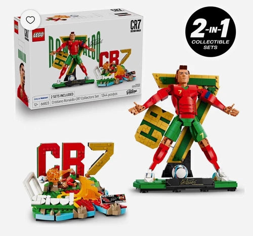 LEGO Icons CR7 Cristiano Ronaldo 2-in-1 Collectors Set 66823 1344 pcs