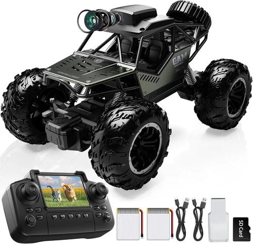 FPV RC Car with Camera for Kids Adults,1:18 Offroad Remote Control Car,All Terra