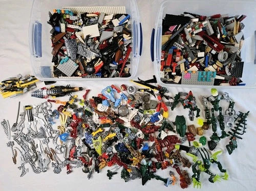 LEGO Bionicle Technic Hero Factory Masks Parts Extra Lego Bulk Lot 9lbs