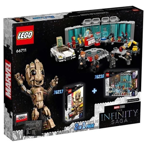 MEOW Infinity Saga Collection 66711 (RETIRED-SEALED) 2-n-1 Baby Groot & Iron Man