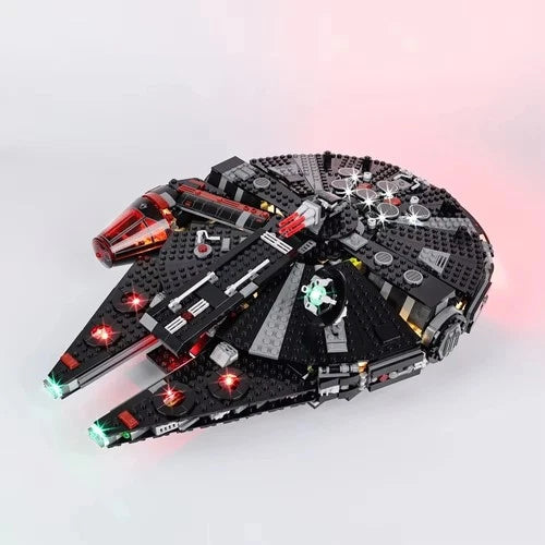 Legolcks New 1579pcs Falcon Millennium Dark Spaceship Model Building Blocks Batt