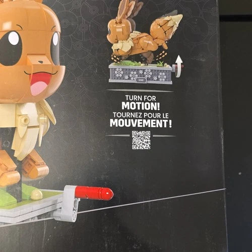 MEGA Pokémon Motorized Motion Eevee Building Set 1366pcs HTH71 18+