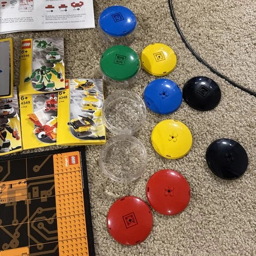 LEGO 65535 X-Pod Play Off Game Pack Near Complete: 4 X-pod W/manuals, 50 Cards