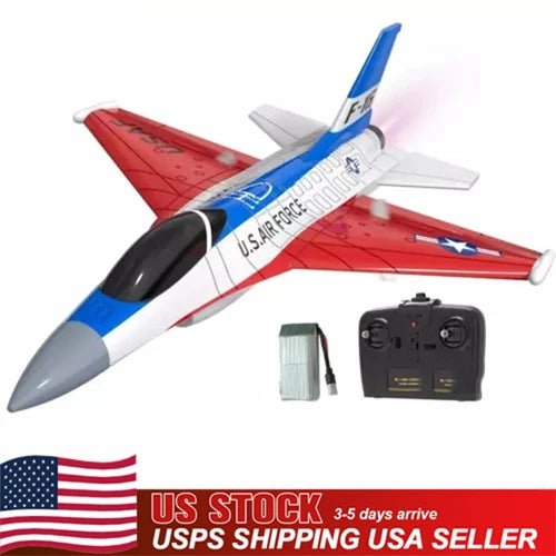 2.4G Volantex F16 Fighter 2CH RC Airplane Remote Control Aerobatic RTF Glider