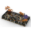 MOC-118821 Modular Haunted Cemetery for Halloween Building Blocks Set (1975PCS)