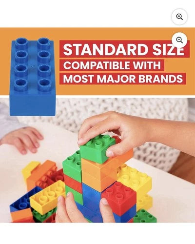 Prextex Building Blocks For Toddlers - 300 Jumbo Building Bricks