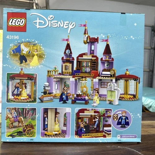 LEGO Disney 43196 Belle and The Beast's Castle New Factory Sealed