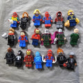 Lego Marvel Minifigure Lot Of 19 Ironman Ghost Rider Spider-Man Venom Thanos + !