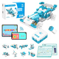 WhalesBot D1 21-in-1 STEM Coding Robot Kit for Kids Ages 4+ 280+ Pieces