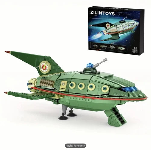 Futurama Planet Express Ship Building Block Set – 928 pcs