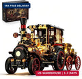 chanbrick Retro Mechanical Steam Car Building Set for Adults