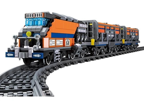 JIE STAR #59096 - Railroad Express - Building Block Set