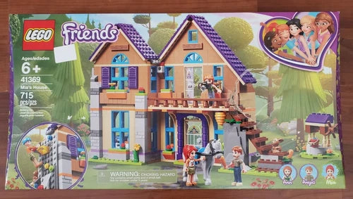 LEGO Friends Mia's House #41369 Brand New Sealed Retired Set Horse Mini Figs