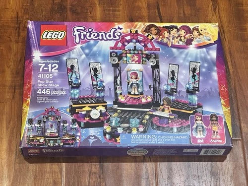 LEGO Friends 41105 Pop Star Show Stage 446-Piece Building Toy Kit - New & Sealed