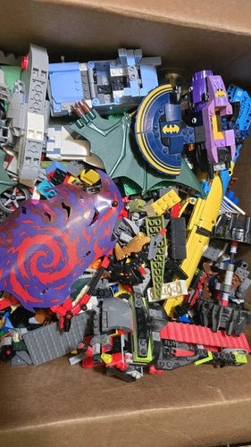 MEOW Bulk Lot 22.4 lbs Mixed Bricks Parts Ninjago Batman Friends Technic As-Is