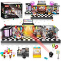 Building Blocks Toy Stage Set, 1388 Count, Horror Theme, Metal Interlocking Toy