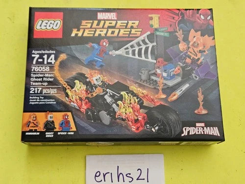 LEGO Marvel 76058 Spiderman Ghost Rider Team-Up Motorcycle Hobgoblin Brand New