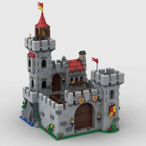 New Medieval Castle Fortress 1516Pcs Building Blocks Architecture Set Unbranded