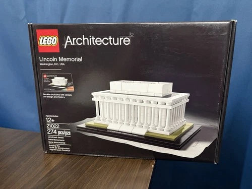 MEOW ARCHITECTURE: Lincoln Memorial (21022)- Brand New In Factory Sealed Box