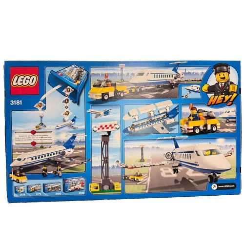 Lego 3181 City Series Passenger Plane #4567624 ~ 2010 ~ FACTORY SEALED ~ Retired