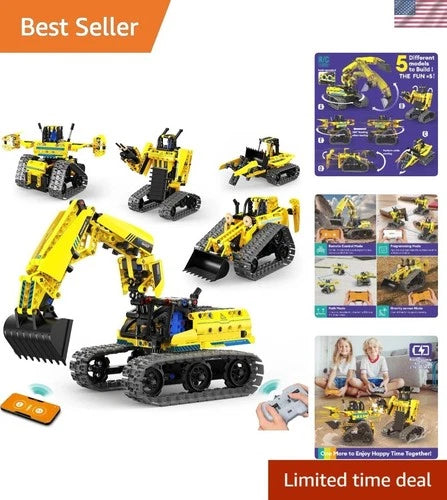 Multifunctional 5-in-1 Robotics Building Set - 430 PCS for Kids 6-14, Gift-Ready