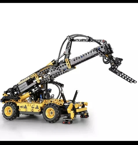 Mould King Telehandler Forklift Truck Building Block Adult Kid Toy Kit MOC 19009