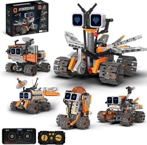 Robotics Kit for Kids 8-12 STEM APP Control Build Transformable Vehicles
