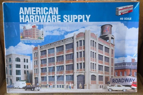 American Hardware Supply Walthers Model Railroad brick building kit 933-3097