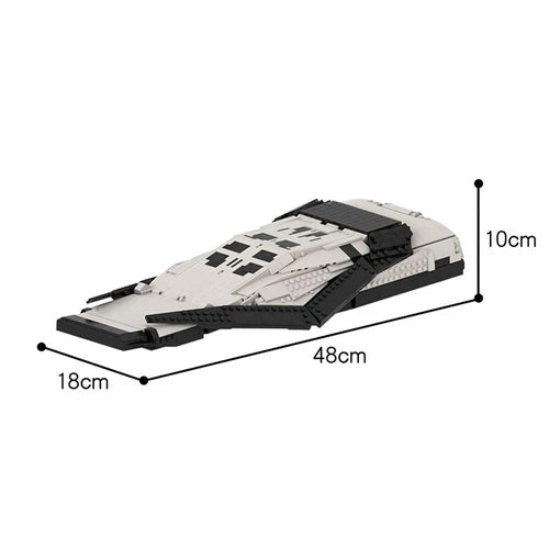 (SSTO) Reconnaissance Spacecraft 1259 Pieces Building Blocks Set