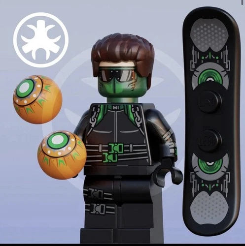 LEGO Harry Osborn “Little Green Goblin” CC Custom Minifigure