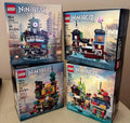 4 Micro LEGO NINJAGO City Sets 40703 40704 40705 40706 - SEALED and NEW