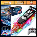 Remote Control RC Boat for Kids, LED Lights, Fast Pool Toy, Water Fun