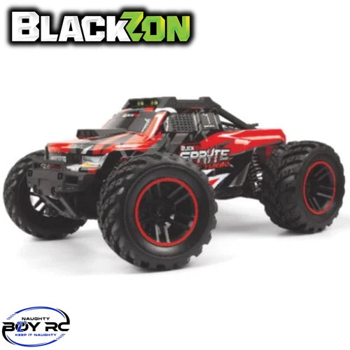 BlackZon Spryte MT Turbo 1/20 4WD Monster Truck Red RTR Brushless RC Car Fast