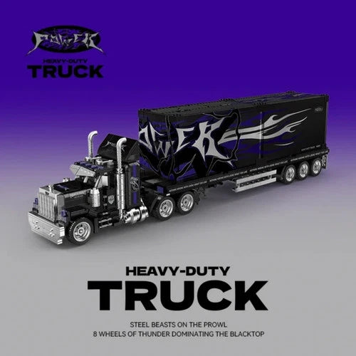 Heavy Duty Truck Building Blocks 1531 pcs American container Truck Bricks Set