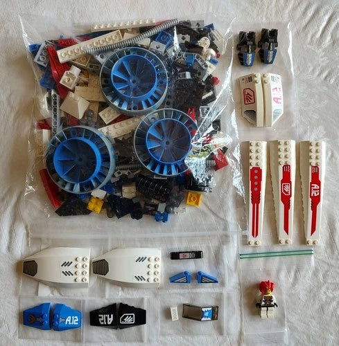 Lego 100% Complete EXO-FORCE 8106 Aero Booster Set + 8117 Storm Lasher Box only