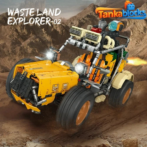 MOC Wastle Land Explorer-02 Climbing Racing 1817pcs Building Blocks toy gift