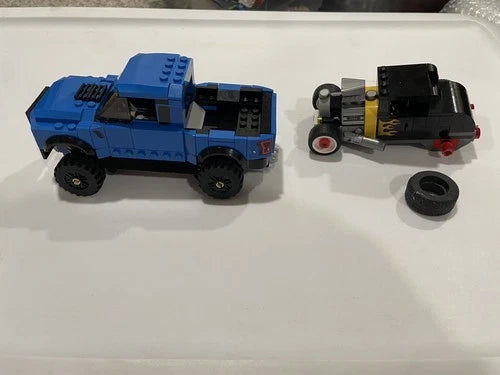LEGO 75875 Ford F-150 and Hot Rod Model A ONLY (99% Complete) Read Description