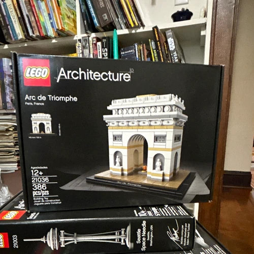 New Sealed LEGO Architecture Arc de Triomphe 21036 386 pcs Ages 12+ Manual Box
