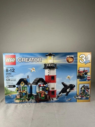 LEGO CREATOR 3 in 1: Lighthouse Point (31051) Retired 2017 NEW 528 pcs