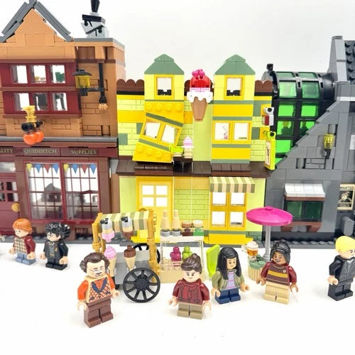 LEGO Harry Potter 76452 + 76471 Quidditch, Wizarding, Ice Cream, Knockturn Alley