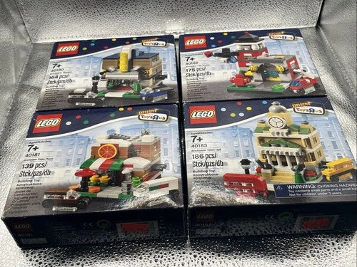 MEOW Toys R Us Exclusive Bricktober Mini Modular 4 Sets 40180 40181 40182 40183